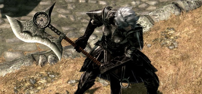 Skyrim 2 handed weapons