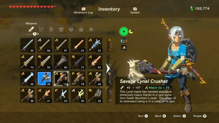 Botw do weapons respawn
