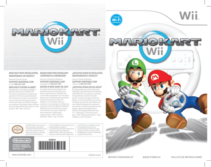 Manual on mario kart wii