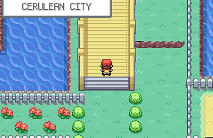 Cerulean city fire red