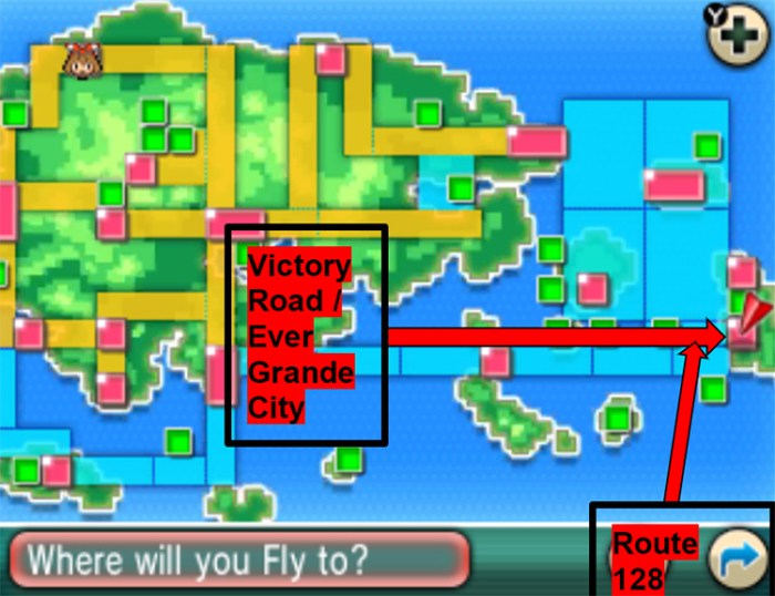 Pokemon map omega ruby