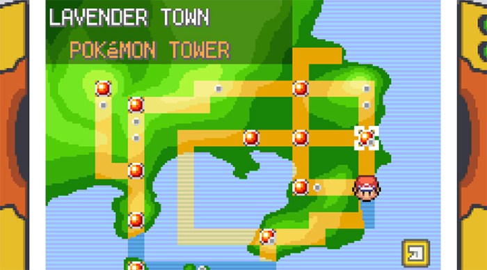 Lavender town fire red