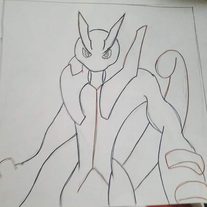 Mewtwo pokemon coloring drawing pages draw mega drawings sheets clipart printable color easy central board pokémon library drawcentral charizard armored