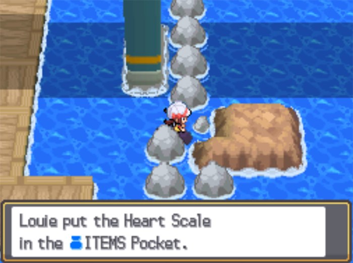 Heart scale pokemon white