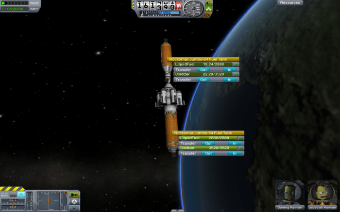 Ksp how to transfer fuel
