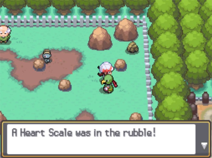 Heart scale pokemon white