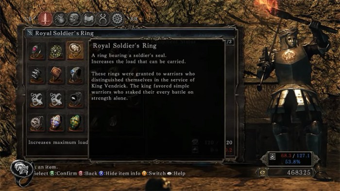 Ds2 royal soldier ring