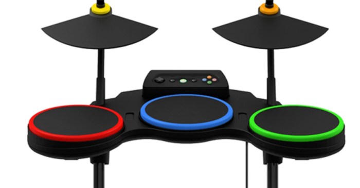 Guitar hero drum kit