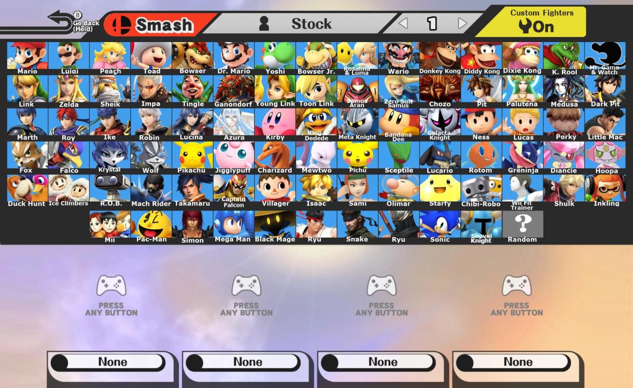 Smash 4 dlc characters