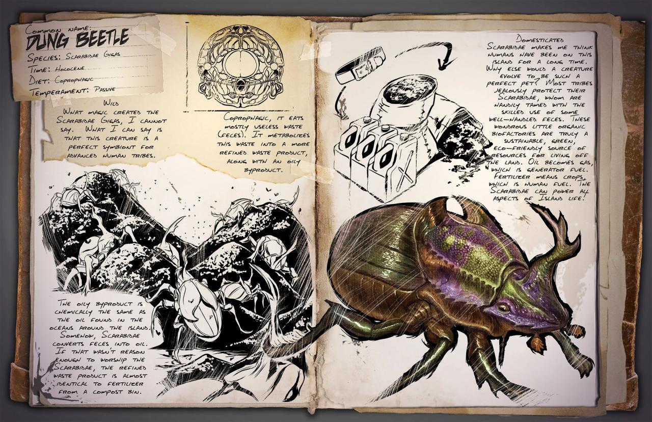 Ark survival dung beetle