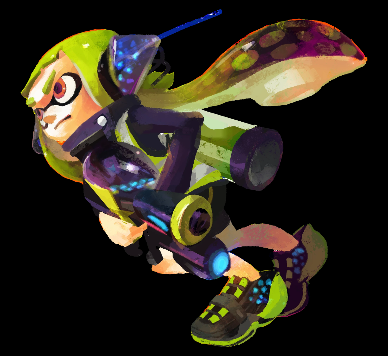 Splatoon official marie nintendo hero squid mode may artwork switch lab research file size updates lady game gifs details comments