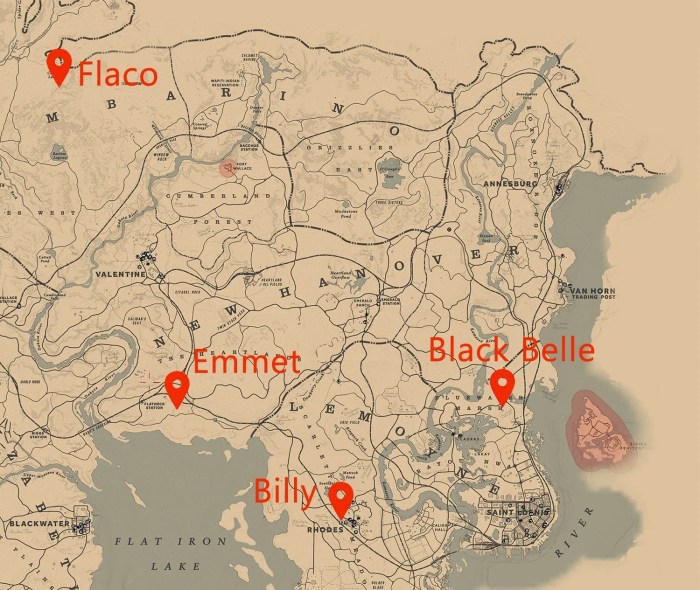 All missions in rdr2