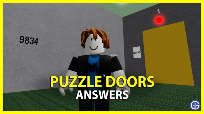 Puzzle doors room 25