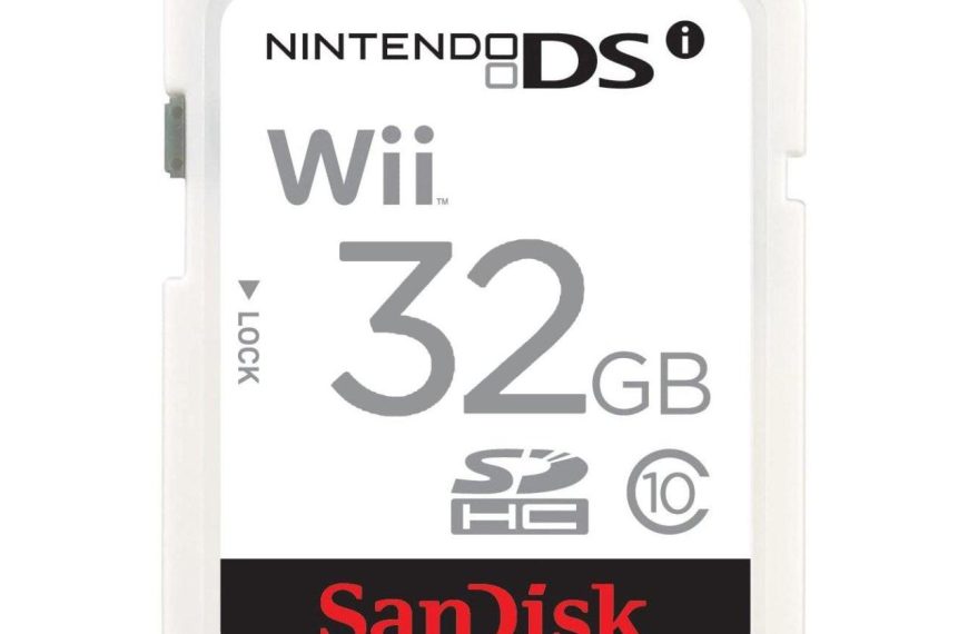 Wii console memory card