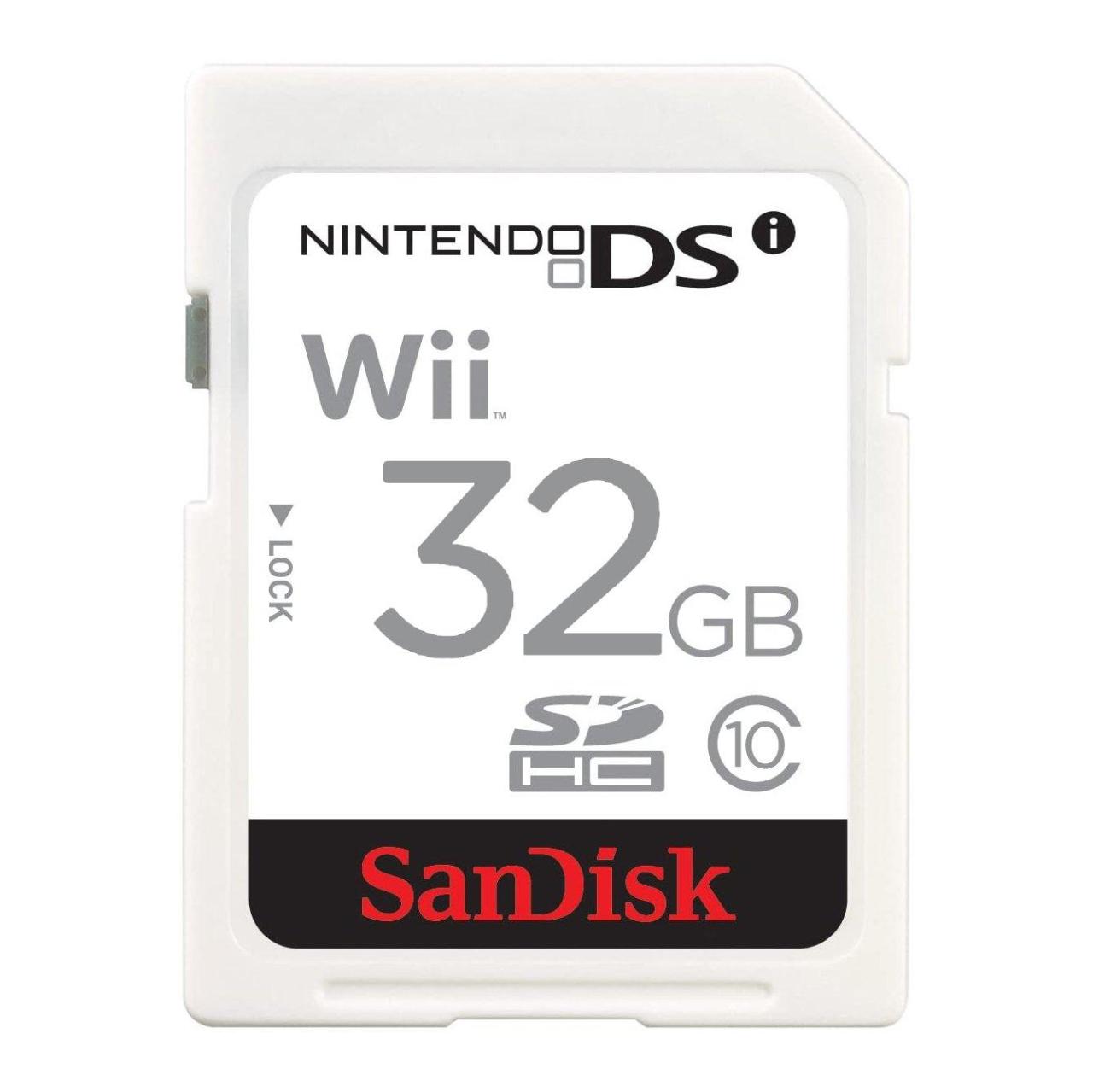 Wii console memory card