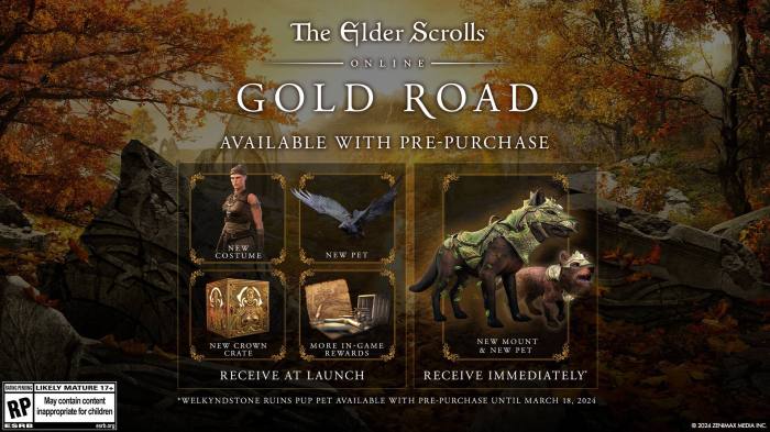 Elder scrolls eso gold mmo dlc guilds glory edition guide oblivion crown store player game mega first pack 30th august