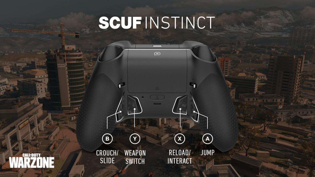 How to map scuf paddles