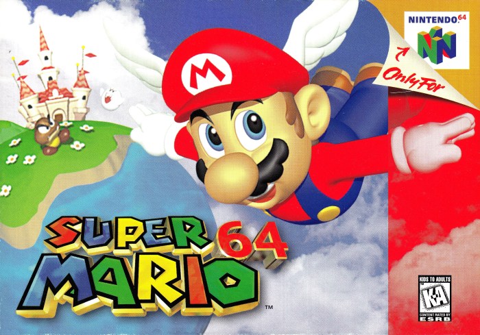 Super mario 64 n64 vs ds