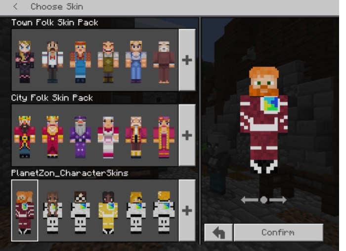Minecraft edu skin packs