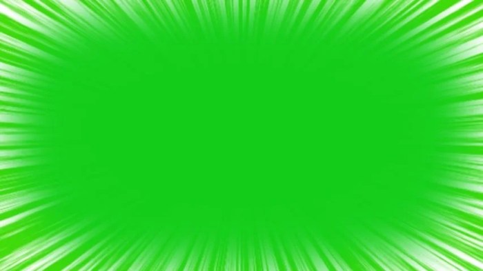 White line green screen