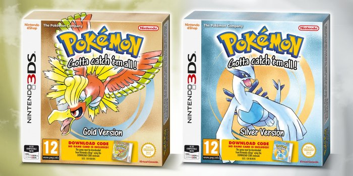 Pokemon silver nintendo console 3ds virtual review