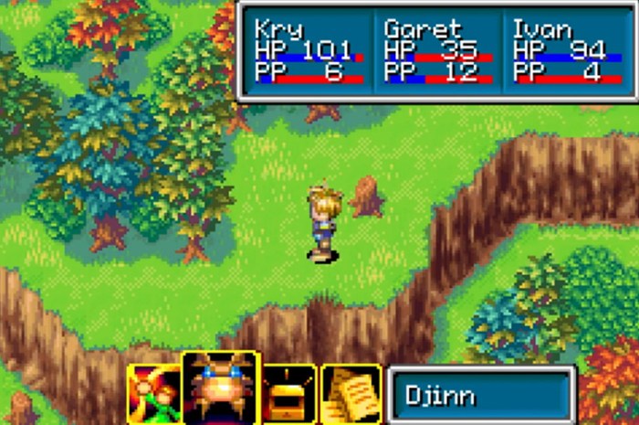 Golden sun log puzzle