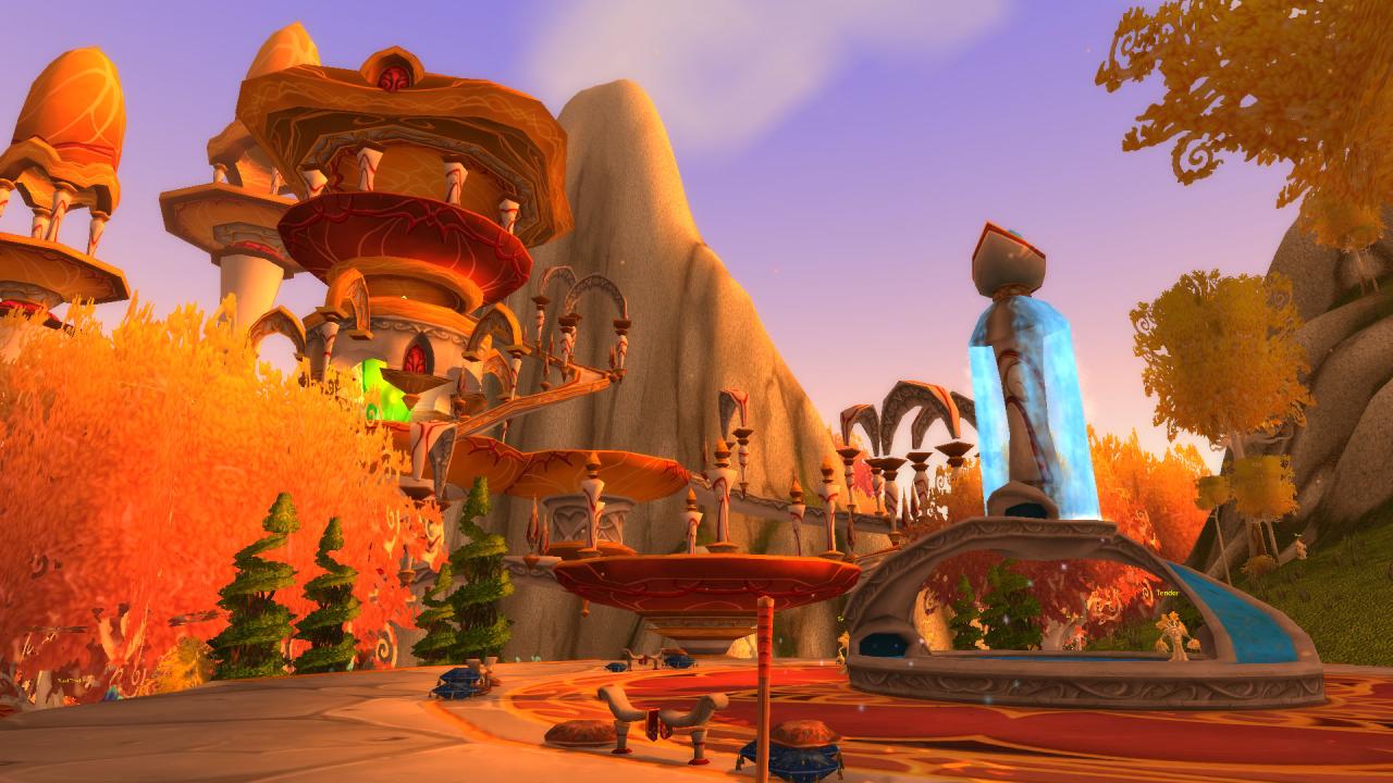 Blood elf starting zone