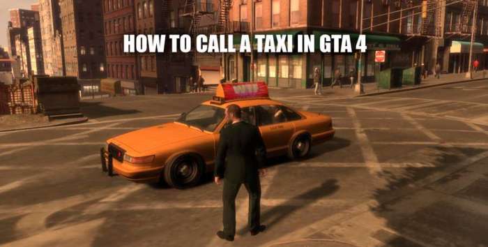 How to call taxi in gta 4