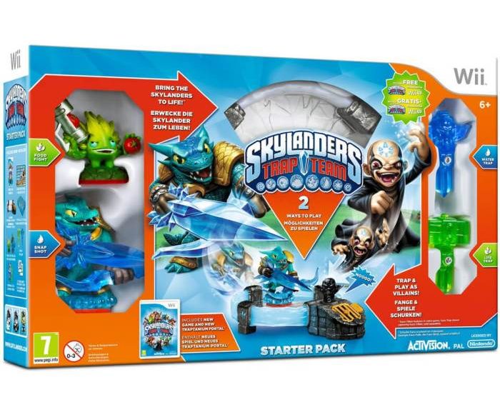 Skylanders trap team wii