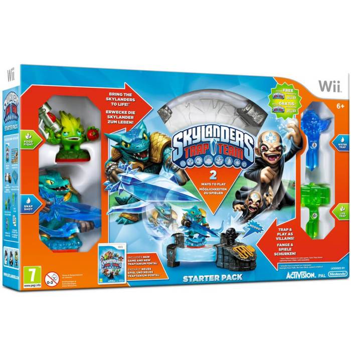 Skylanders trap team wii