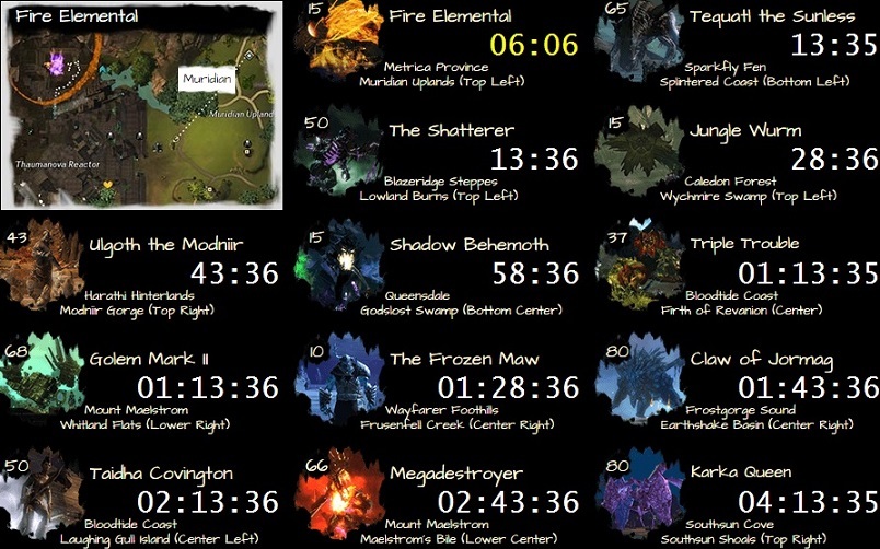 Guild wars 2 dragon timer