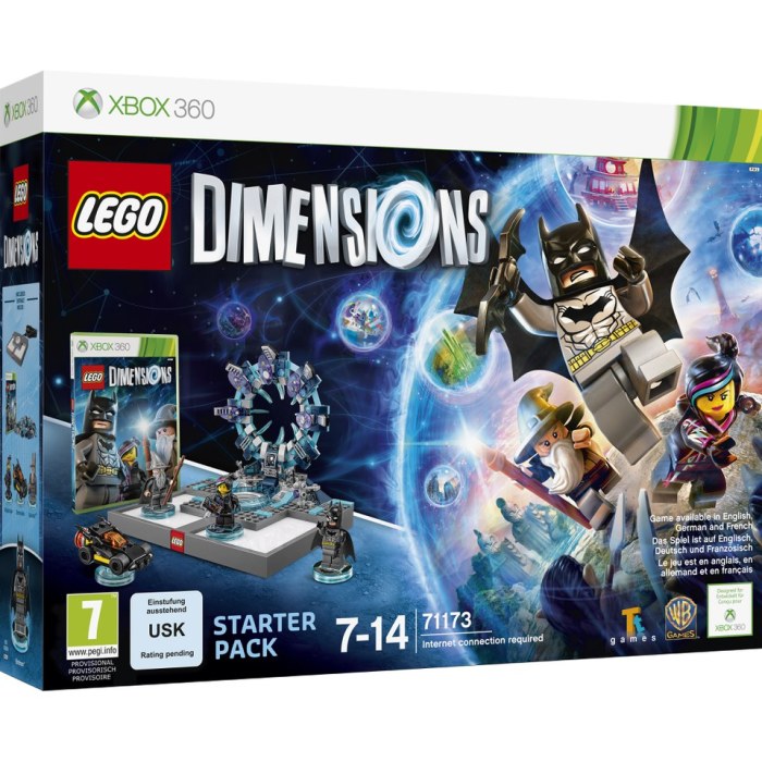 Lego dimensions xbox wii game nintendo boxart trailer packs batman toy details release date games perfectly starter brief launch pack