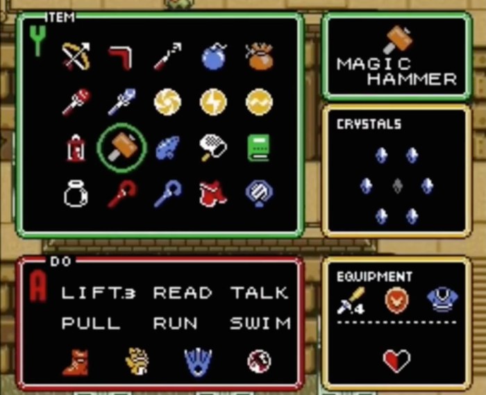 Link to the past hammer