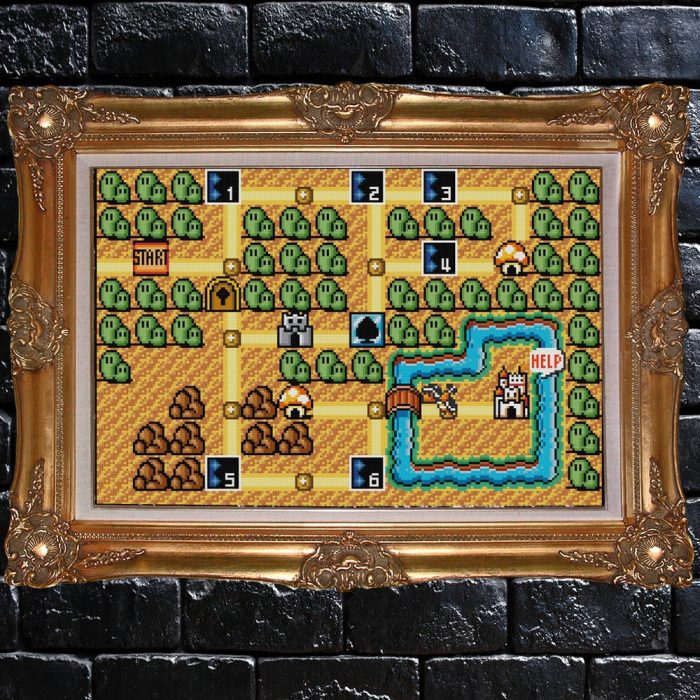 Super mario world maps