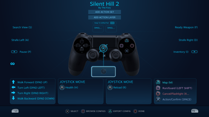 Silent hill 2 controls