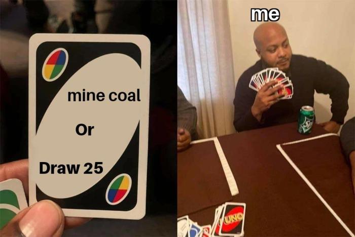 Pals wont mine coal