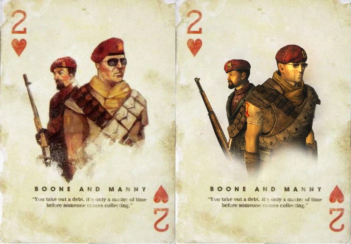 New vegas playing cards