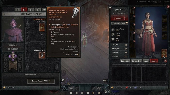 Diablo 4 aspect of decay