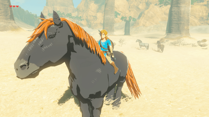 Botw horse giant zelda game8 hunt