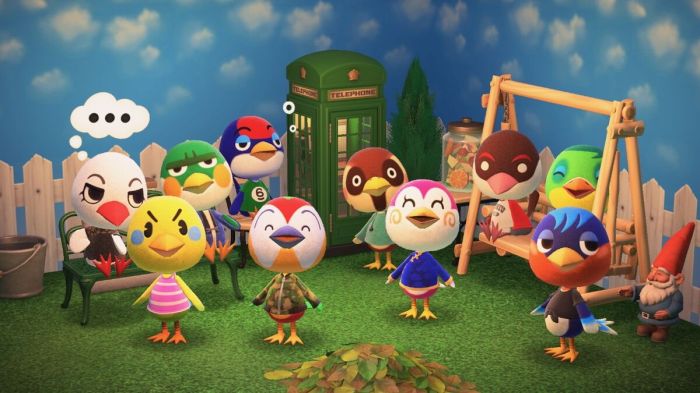 Birds in animal crossing