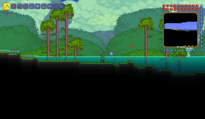 How to swim in terraria