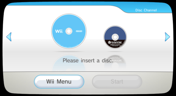 Wii won't read disc