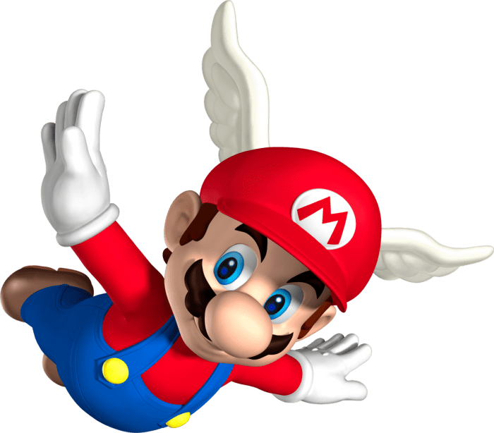 Mario 64 flying cap