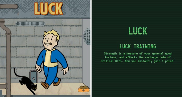 Luck perks fallout 4