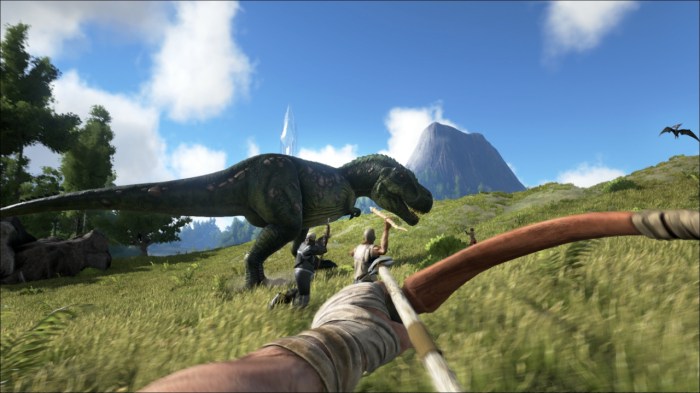 Dinosaurs on ark ps4