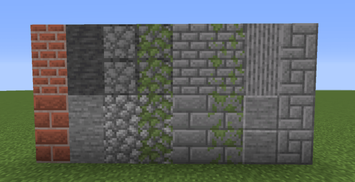 Bricks stone cool
