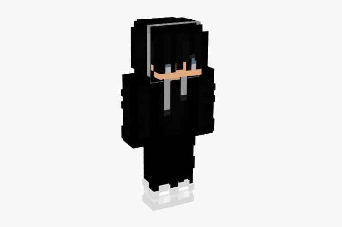 Black hair minecraft skin