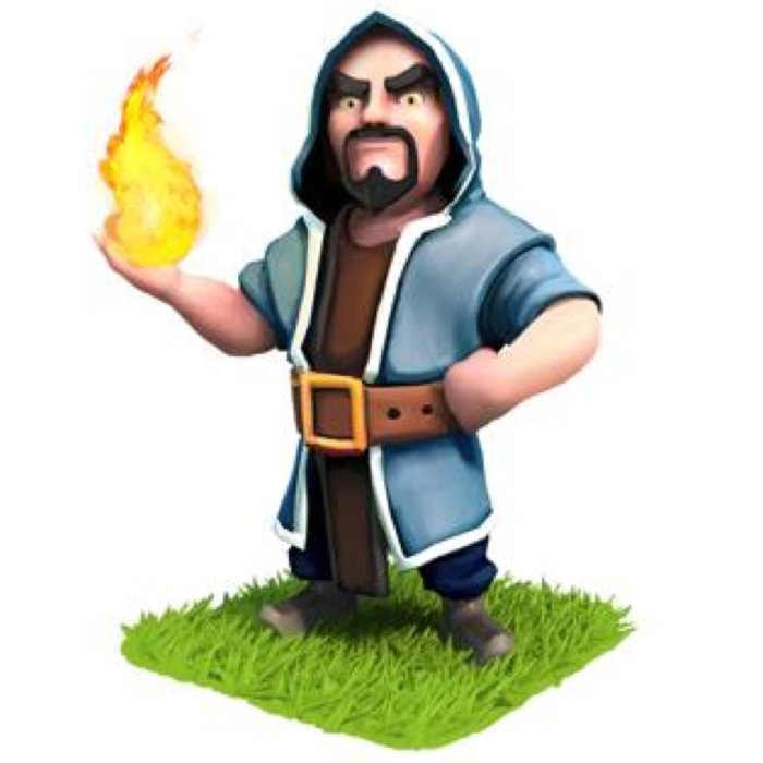 Wizard from clash royale