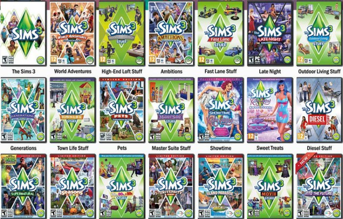 Sims 3 free expansions