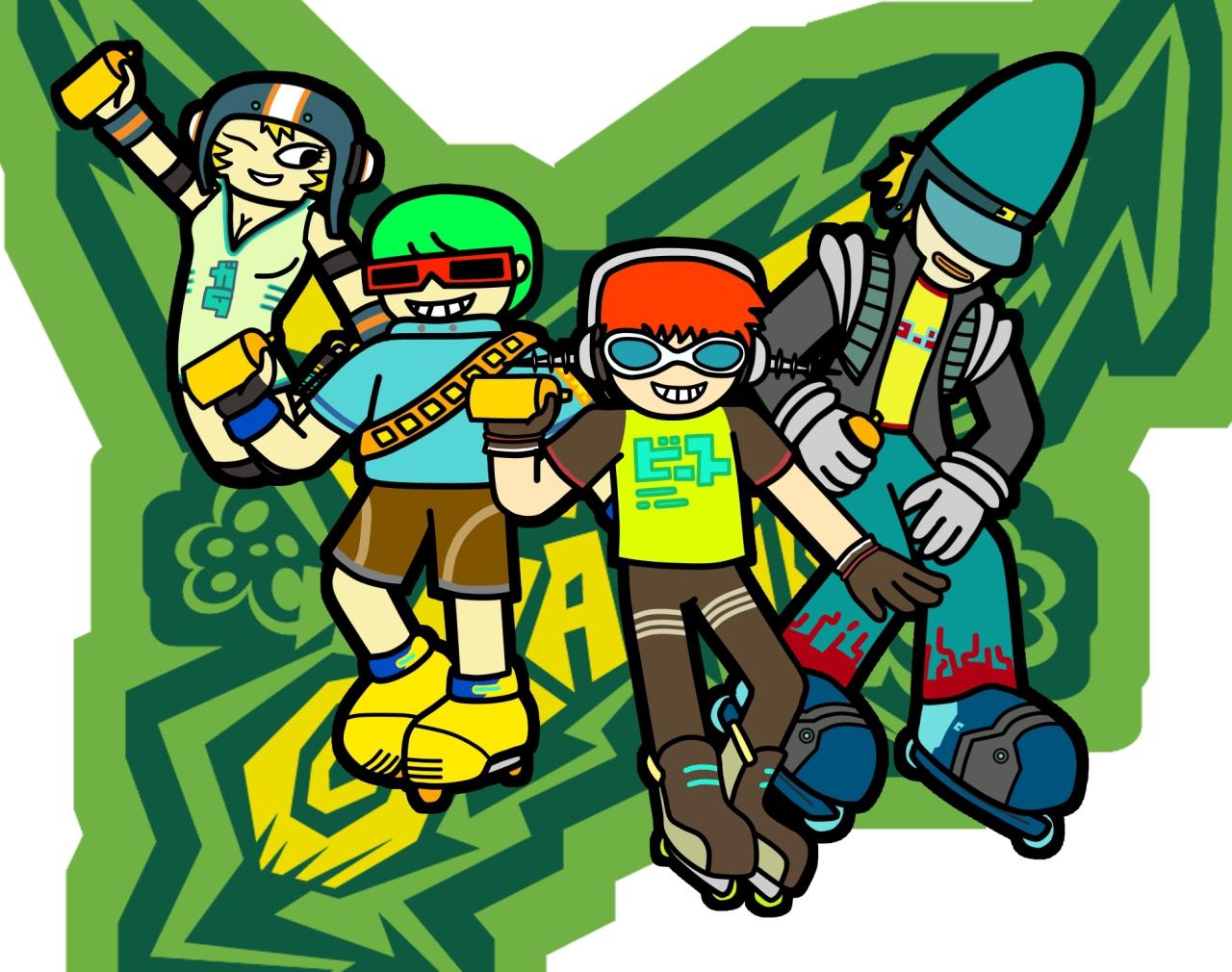 Jet set radio graffiti